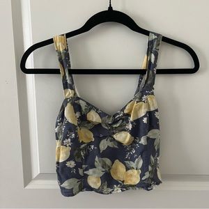 Abercrombie Lemon Crop Top